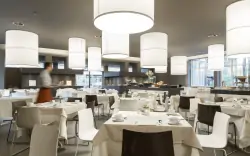 Reštaurácia, Du Lac et Du Parc Grand Resort ****, Riva del Garda, Taliansko