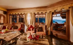 Hotelový salónik, Hotel Bergschlössl ****, Lüsen