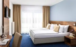 Hotelová izba, Kurhotel Pyramide Sibyllenbad ****, Bad Neualbenreuth, Nemecko
