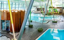 Interiér wellness centra, Spreewald Therme, Burg, Nemecko