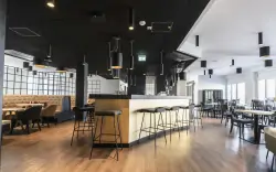 Reštaurácia, Abasto Hotel Feldmoching, Mníchov, Nemecko