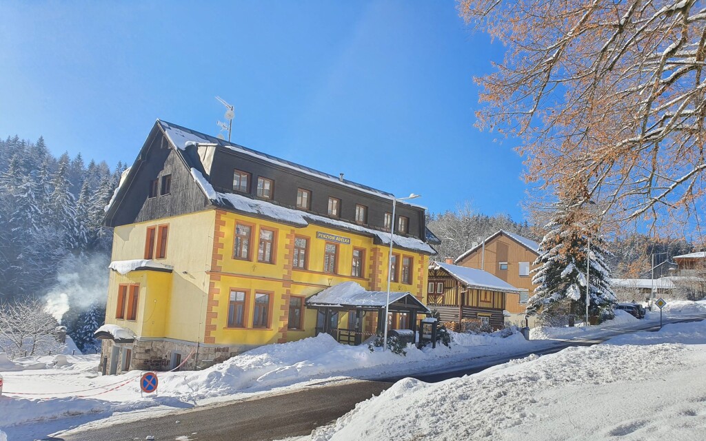 Budova, Penzión Adélka, Janské Lázně, Krkonoše