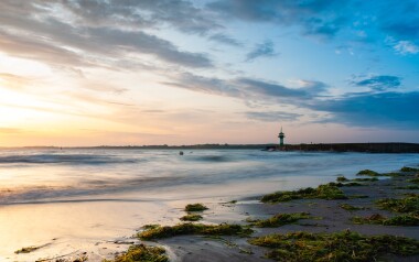 Travemünde, Baltské more, Lübeck, Nemecko