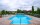 Záhrada s bazénom a posedením, Penzión Pulse Podhájska