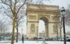 Rare snowy day in Paris