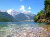 Okolie, Alledolomiti Boutique Lake Hotel, Molveno, Taliansko