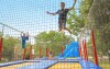 Deti na trampolíne, Pine Beach Resort Pakoštane ***, Pakoštane, Dalmácie, Chorvátsko
