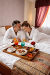 Raňajky do postele, Hotel Erzsébet ***, Hévíz, Balaton, Maďarsko