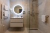 Moderná kúpeľňa, Szépia Bio & Art Hotel ****, Zsámbék, Budapešť, Maďarsko