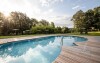 Vonkajší bazén, Hotel Ansitz Rungghof ****, Eppan an der Weinstraße, Taliansko
