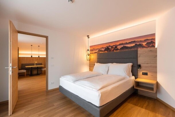 Izba s posteľou, Am Brunnen Apartments, Natz Schabs