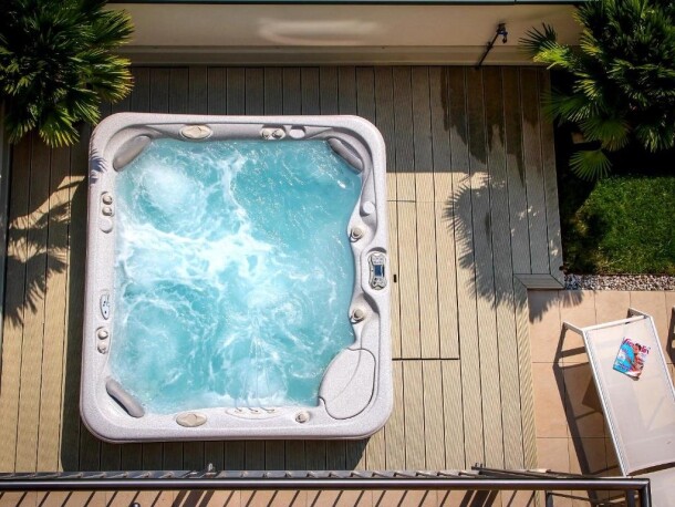 Vírivka na terase, City Hotel Merano ****, Merano, Taliansko