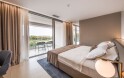 Jednoizbový apartmán s balkónom a výhľadom na more, Joel Hotel ****, Novalja, Chorvátsko